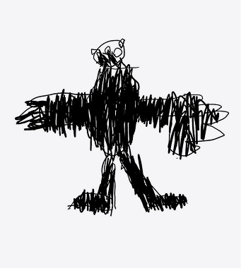 Micah’s original character drawing