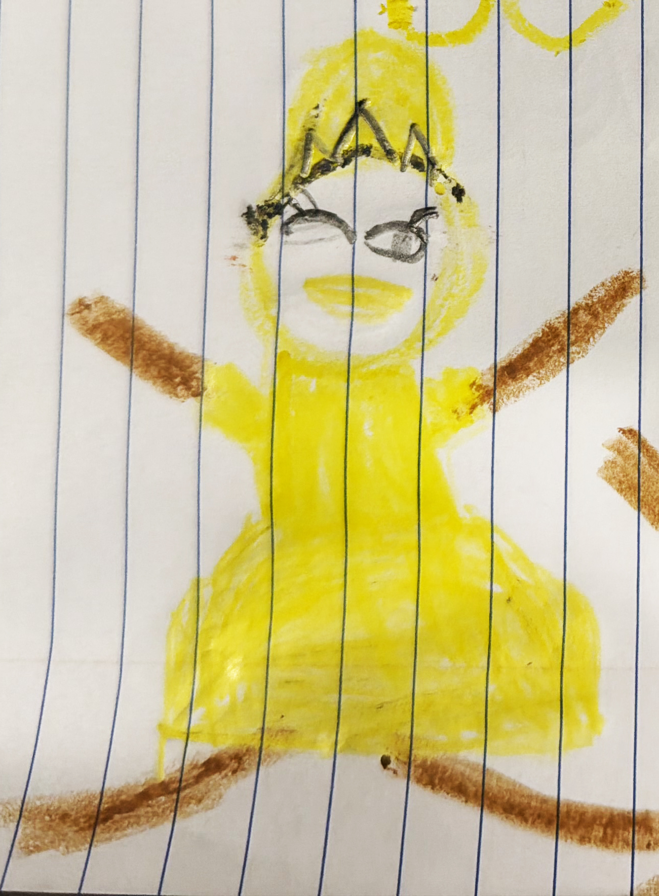 Layne’s original character drawing
