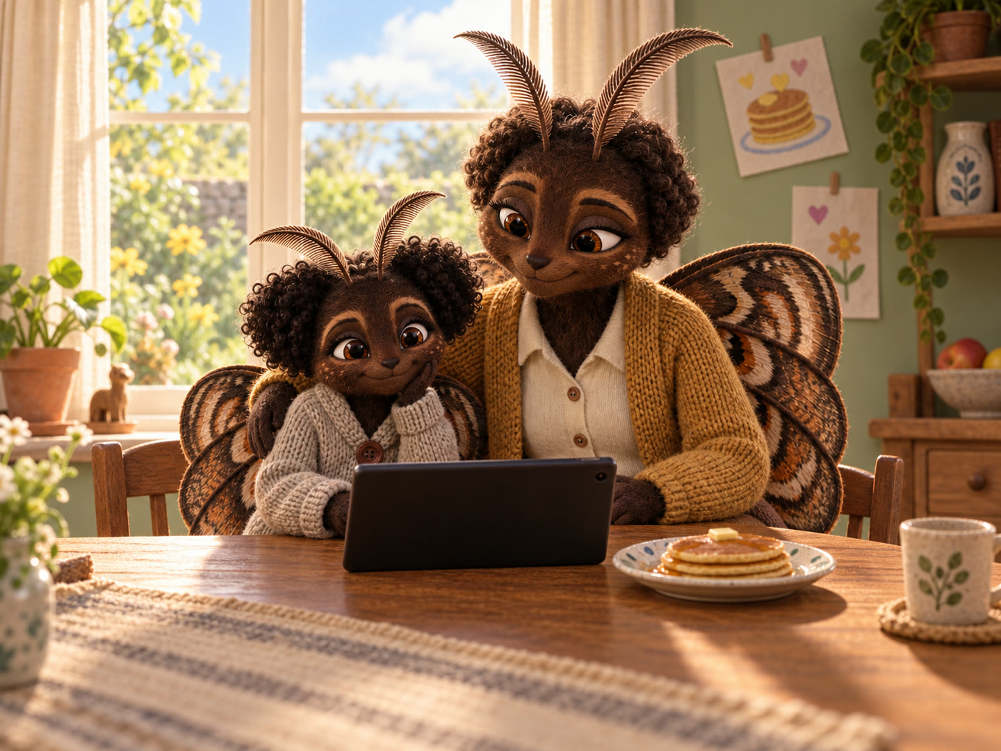 Zoe and her parent discover the story Grandma made for her.